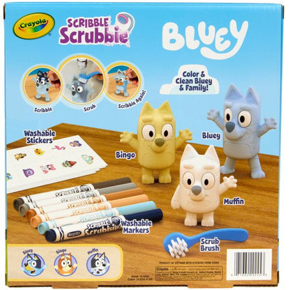Crayola Bluey Scribble Scrubbie Playset