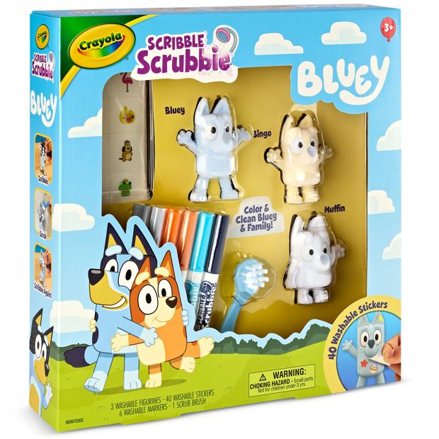 Crayola Bluey Scribble Scrubbie Playset