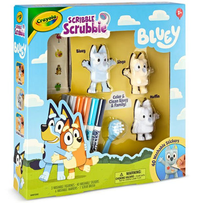 Crayola Bluey Scribble Scrubbie Playset