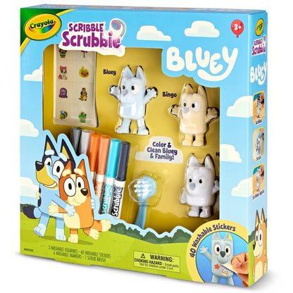 Crayola Bluey Scribble Scrubbie Playset