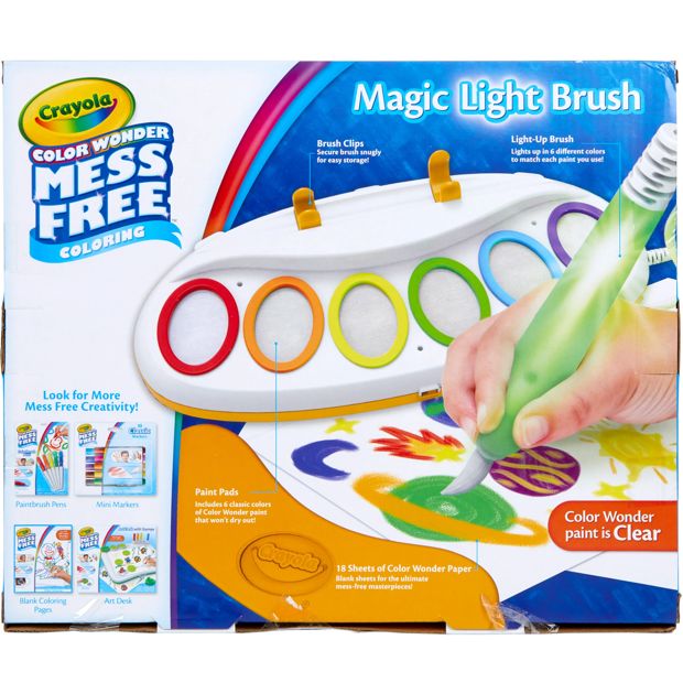 3 Pack Crayola Color Wonder Magic Light Brush Set
