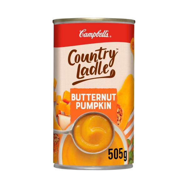 CAMPBELLS COUNTRY LADLE SOUP:PUMPKIN BUTTERNUT:.:505 GRAM
