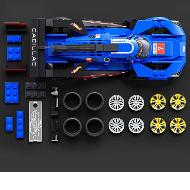 Mattel Brick Shop Hot Wheels Cadillac Project GTP Hypercar Building Toy Kit