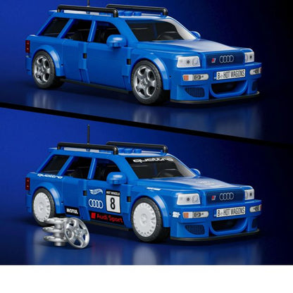 Mattel Brick Shop Hot Wheels '94 Audi Avant RS2 Building Toy Kit