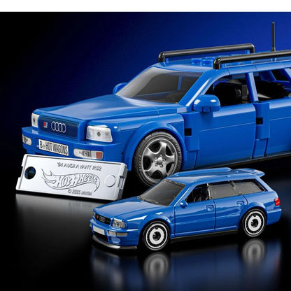 Mattel Brick Shop Hot Wheels '94 Audi Avant RS2 Building Toy Kit