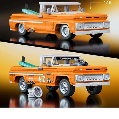 Mattel Brick Shop Hot Wheels Custom ’62 Chevy Pickup Building Toy Kit
