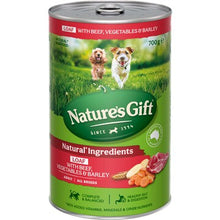 Nature's Gift Adult Wet Dog Food Loaf Lamb With Beef Vegetables & Barley 700g