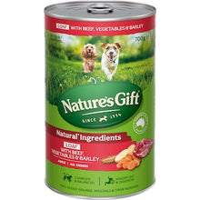 Nature's Gift Adult Wet Dog Food Loaf Lamb With Beef Vegetables & Barley 700g