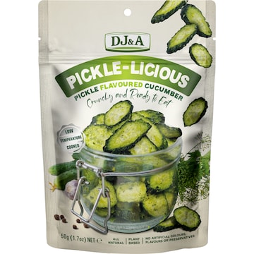 DJ&A Pickle Licious Cucumber 50g
