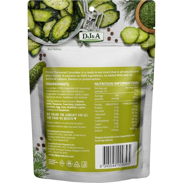 DJ&A Pickle Licious Cucumber 50g