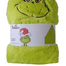 The Grinch Christmas Hooded Blanket Throw