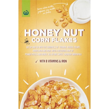 Woolworths Honey Nut Corn Flakes 670g