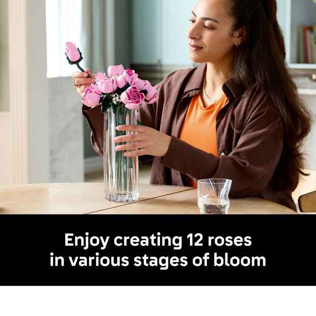LEGO® Botanicals Bouquet of Pink Roses 10374