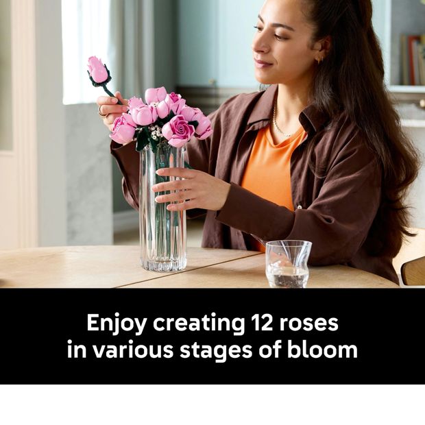 LEGO® Botanicals Bouquet of Pink Roses 10374