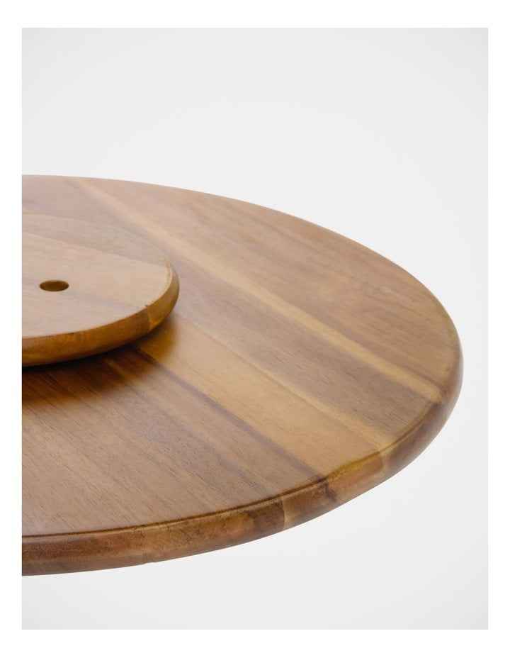 Acacia Wood Lazy Susan 50cm in Natural