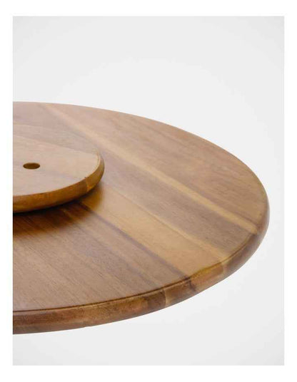 Acacia Wood Lazy Susan 50cm in Natural