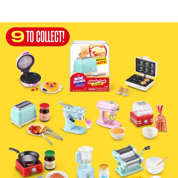 Mini Brands Really Works Magic Cook Kitchen Capsule Series 1 by ZURU - Assorted