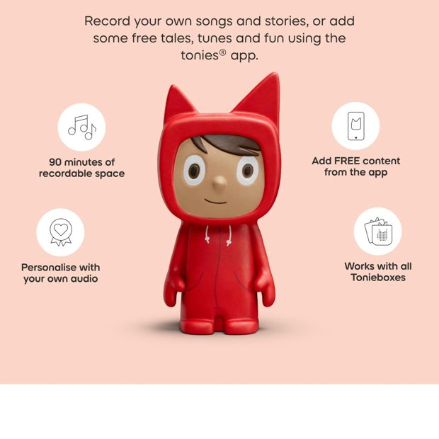 Audio Player Starter Set with Customisable Figure - Grey