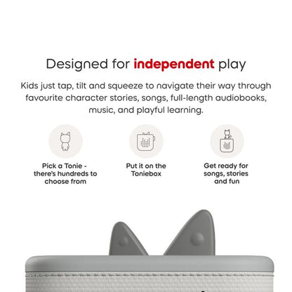 Audio Player Starter Set with Customisable Figure - Grey