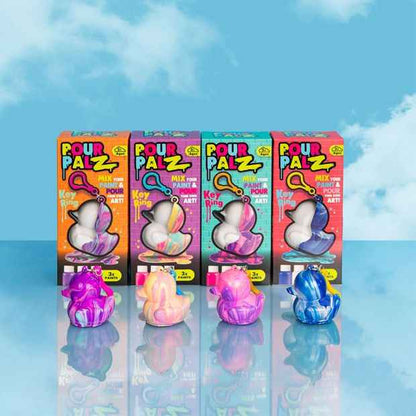 Rubber Duck Keyrings - Assorted Colours