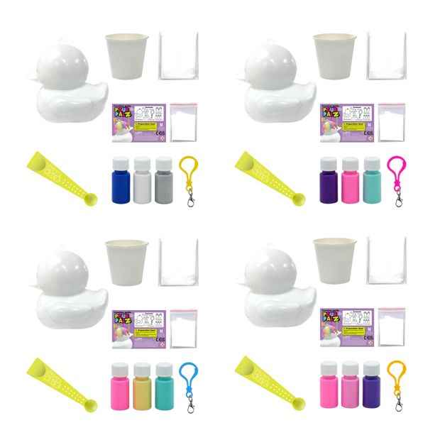 Rubber Duck Keyrings - Assorted Colours