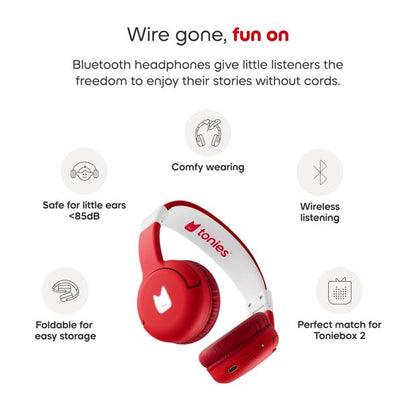 Tonies - Bluetooth Headphones - Sunset Red