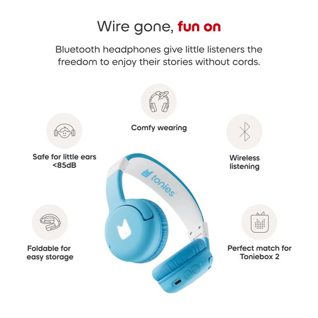 Tonies - Bluetooth Headphones - Sky Blue