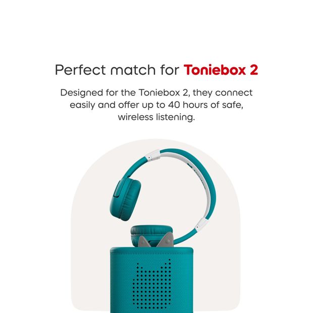 Tonies - Bluetooth Headphones - Tropical Teal