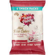 Table Of Plenty Mini Rice Cakes Berry Yoghurt Topped 6 pack