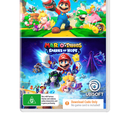 Mario + Rabbids Kingdom Battle & Sparks of Hope Bundle (Code in Box) - Nintendo Switch