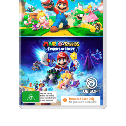 Mario + Rabbids Kingdom Battle & Sparks of Hope Bundle (Code in Box) - Nintendo Switch