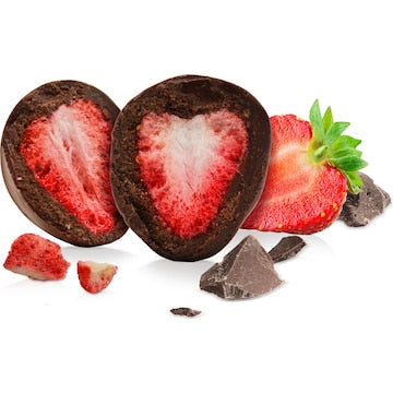 Frisp Strawberries Crisps Chocolate Coated 100g