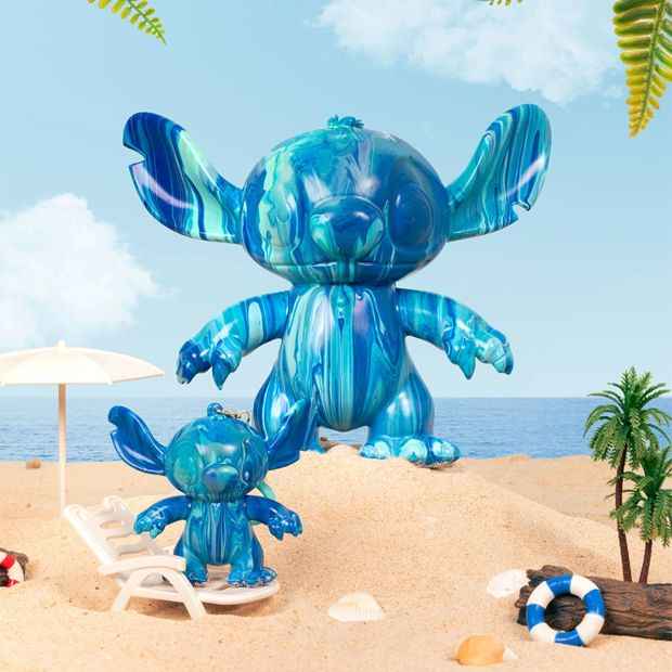 DIY Pouring Art Keyring Set - Large and Mini Figures