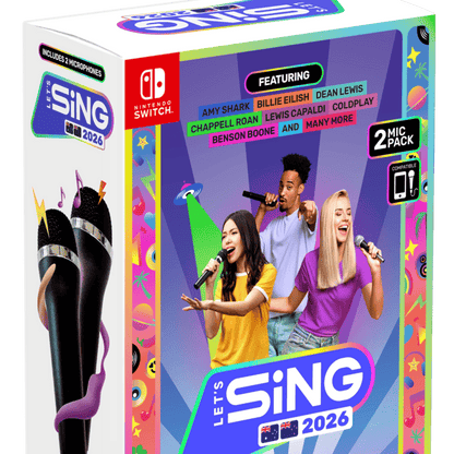 Let's Sing 2026 2 Mic Bundle - Nintendo Switch