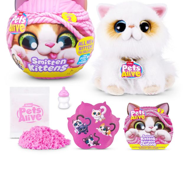 5 Piece ZURU Pets Alive Smitten Kittens Series 2 - Assorted