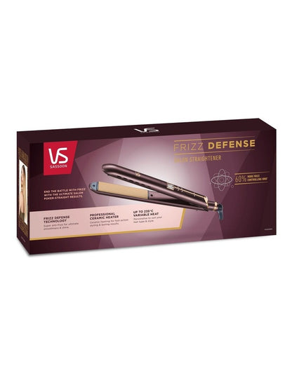 Frizz Defense Salon Hair Straightener in Mahogony VSS2068A