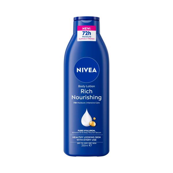 NIVEA BODY LOTION:RICH:.:250 ML