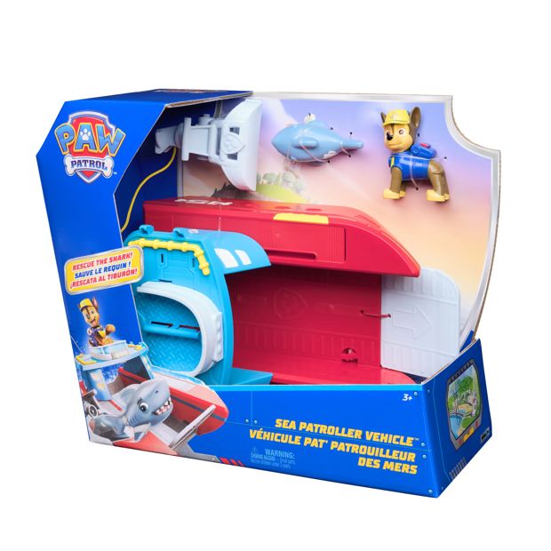 PAW Patrol Sea Patroller Vehicle with Chase