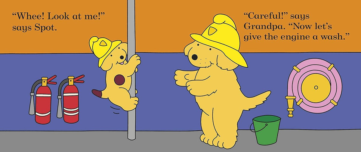 Spot Goes To The Fire Station (Board Book) by Eric Hill Kids Picture Book