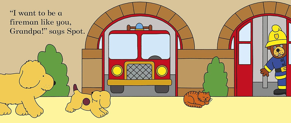Spot Goes To The Fire Station (Board Book) by Eric Hill Kids Picture Book