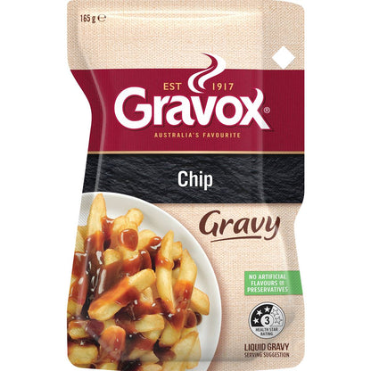 Gravox Best Ever Hot Chip Gravy Pouch Liquid Gravy For Chips 165g