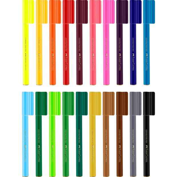 20 Pack Faber-Castell Connector Pens