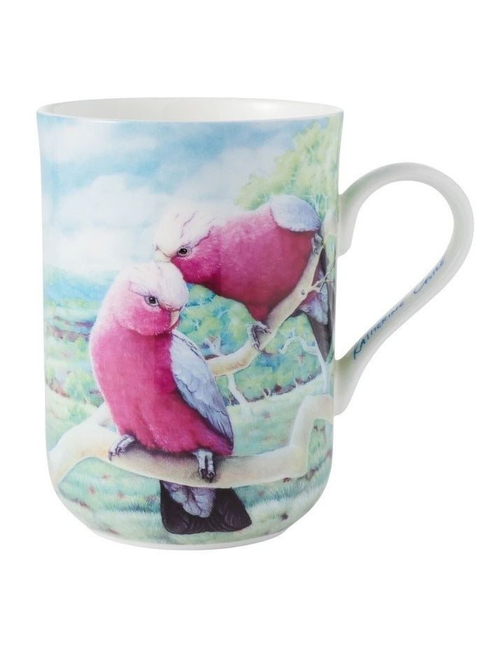 Birds Of Australia KC 10 Year Anniversary Mug 300ml Galah in Multi