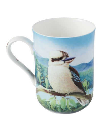 Birds of Australia KC 10 Year Anniversary Mug 300ml Kookaburra in Multi