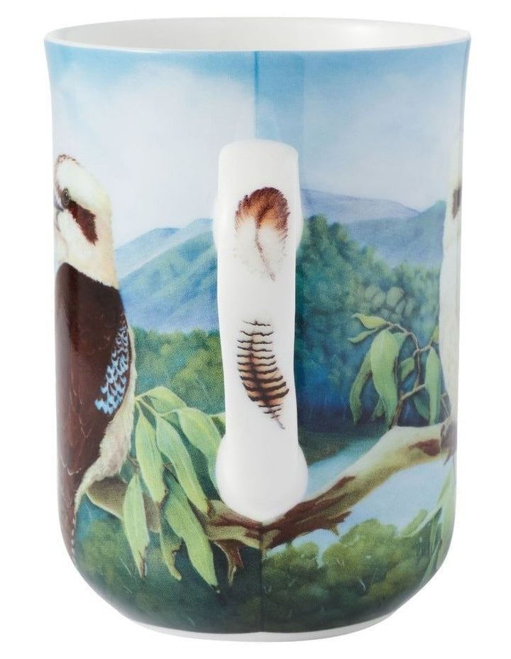 Birds of Australia KC 10 Year Anniversary Mug 300ml Kookaburra in Multi
