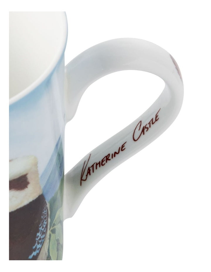Birds of Australia KC 10 Year Anniversary Mug 300ml Kookaburra in Multi