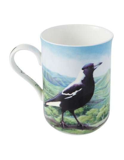 Birds Of Australia KC 10 Year Anniversary Mug 300ml Magpie in Multi