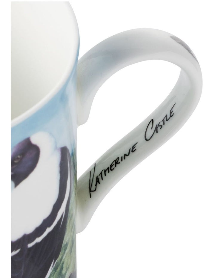 Birds Of Australia KC 10 Year Anniversary Mug 300ml Magpie in Multi