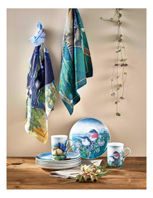 Birds of Australia Katherine Castle Tea Towel 50x70cm Magpie Print