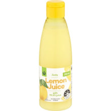 Woolworths Lemon Juice Bottle 250mL